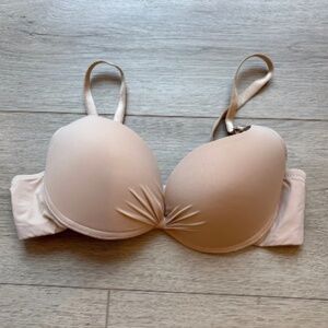 34B Beige Push-Up Bra